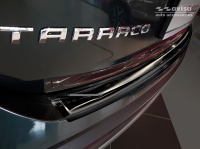 Kryt prahu zadních dveří nerez černý Seat Tarraco / Hybrid / FR -- od roku výroby 2019- Kryt prahu zadních dveří nerez černý Seat Tarraco / Hybrid / FR -- od roku výroby 2019-