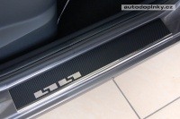 Kryty prahů-nerez+karbon Seat MII 5D / Electric -- rok výroby 2013-19 / 2019-21 (8-dílná sada) Kryty prahů-nerez+karbon Seat MII 5D / Electric -- rok výroby 2013-19 / 2019-21 (8-dílná sada)
