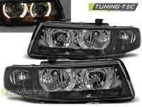 P�edn� sv�tla Seat Leon, Toledo, 1998-2005, Angel Eyes, �ern� black 2